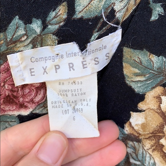 Vintage floral jumpsuit - Picture 3 of 7